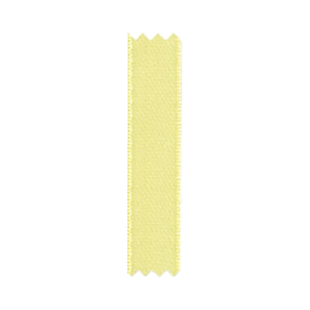 Ruban cadeau satin jaune clair