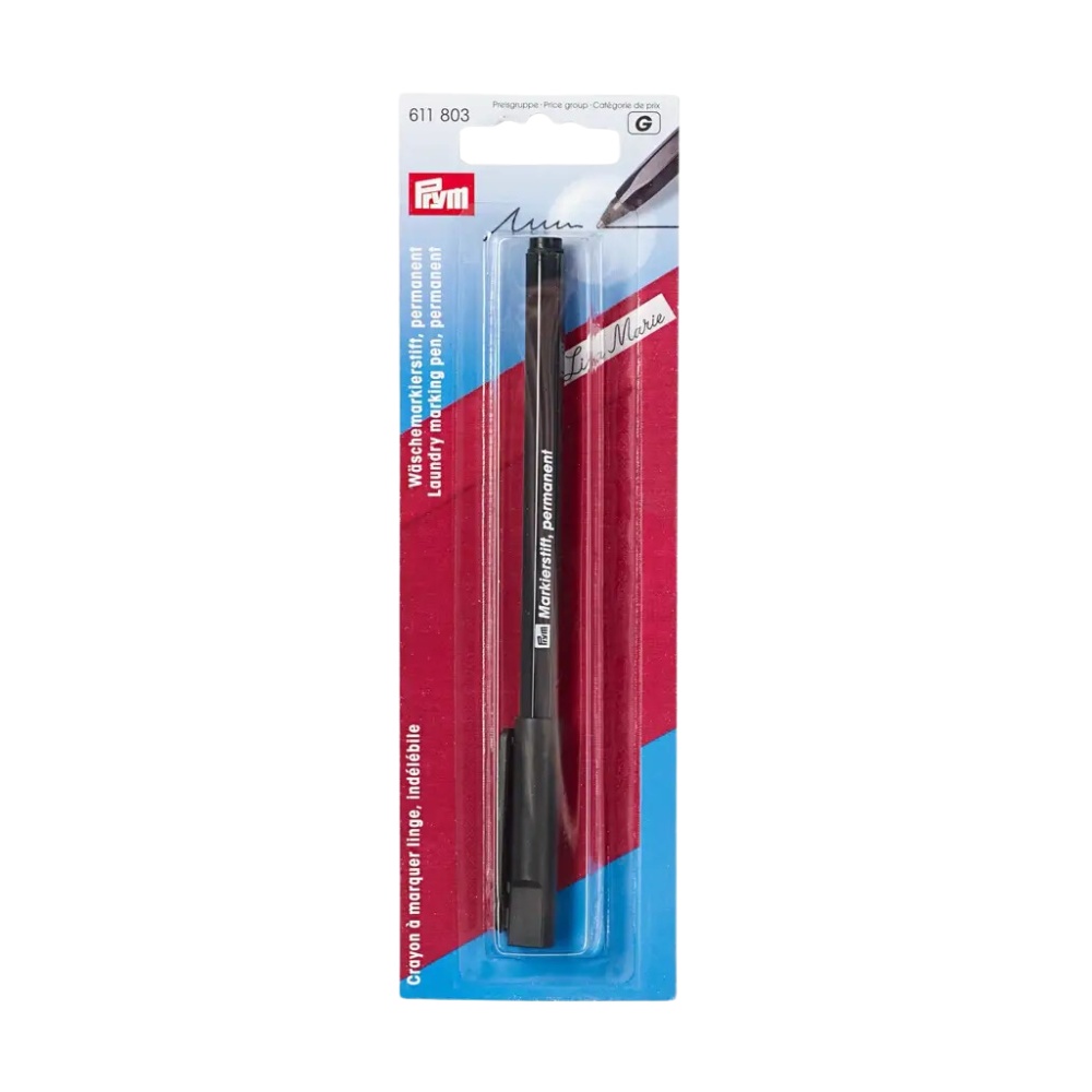 Prym Crayon pour marquer le linge, noir