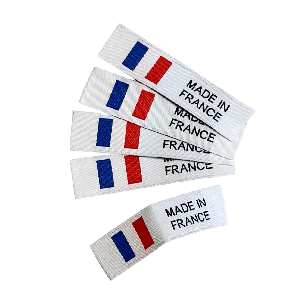 Textiletiketten Made in France