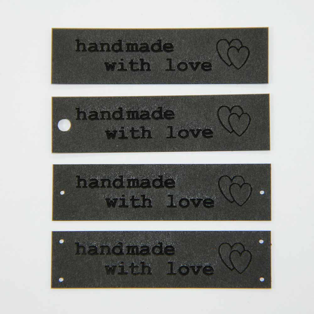 Étiquette en SnapPap "handmade with love"