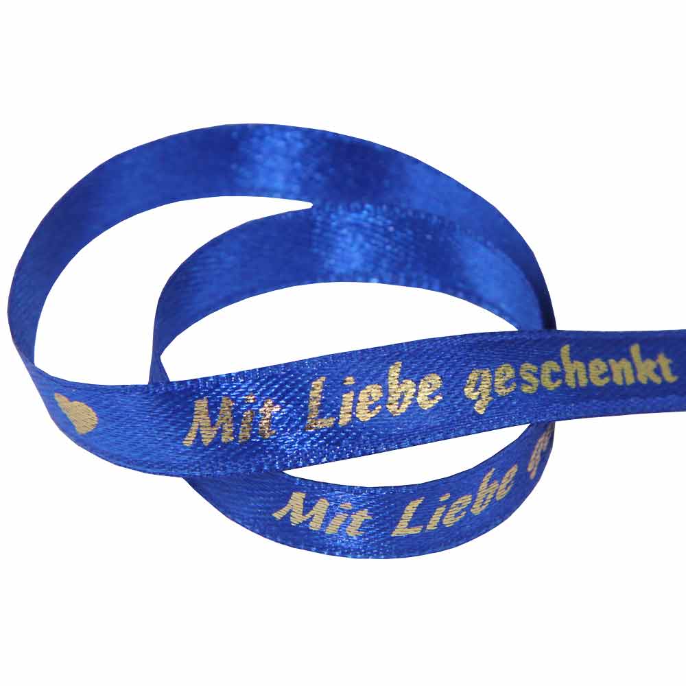 Geschenkband personalisiert bedrucken - Breite 1 cm