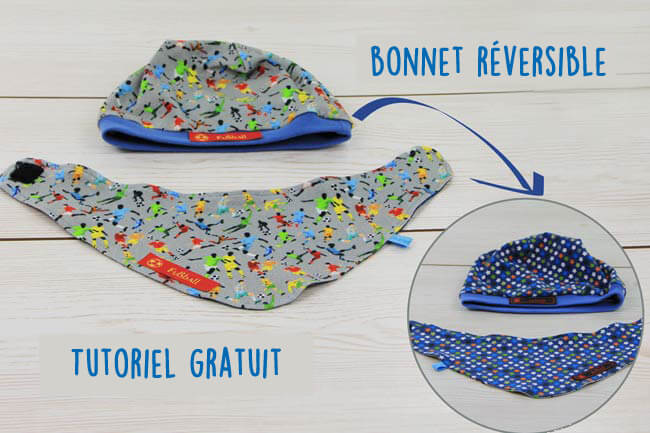 bonnet reversible de namensbander