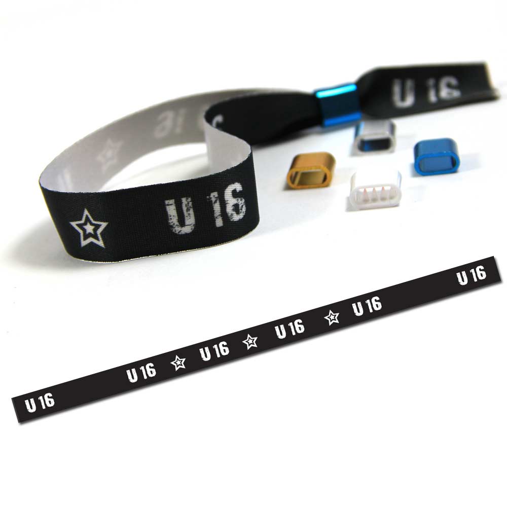 Partyarmband "U 16" Design 4, Eintrittsband