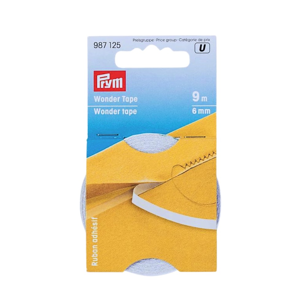 Ruban adhésif double face Wonder Tape de Prym - 987125 (6mm x 9m)